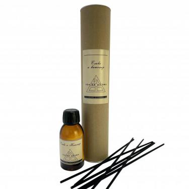 Арома-диффузор "Слива и кашемир" во флаконе из темного стекла, 100 мл